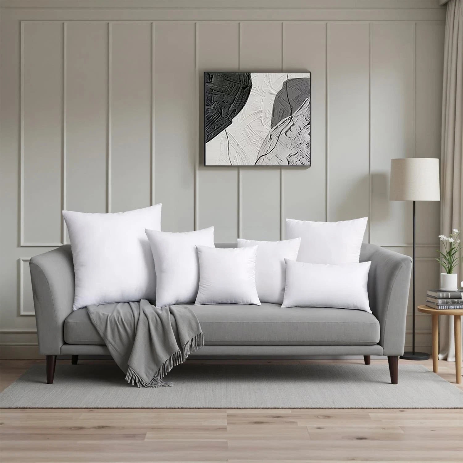 MIULEE Throw Pillow Insert Premium Pillow Stuffer Sham Rectangle for Decorati...