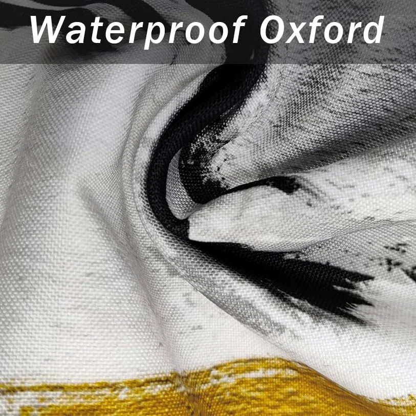 Black Gold Throw Pillow Covers 20 x20 inch 20" x 20" (Pack of 2) Gray Gold