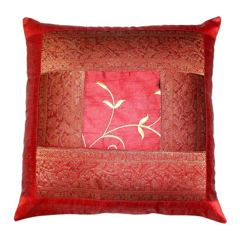 Indian 5 pc Ethic Embroidered Decorative Sofa Throw Pillow Cushion Cover Boho