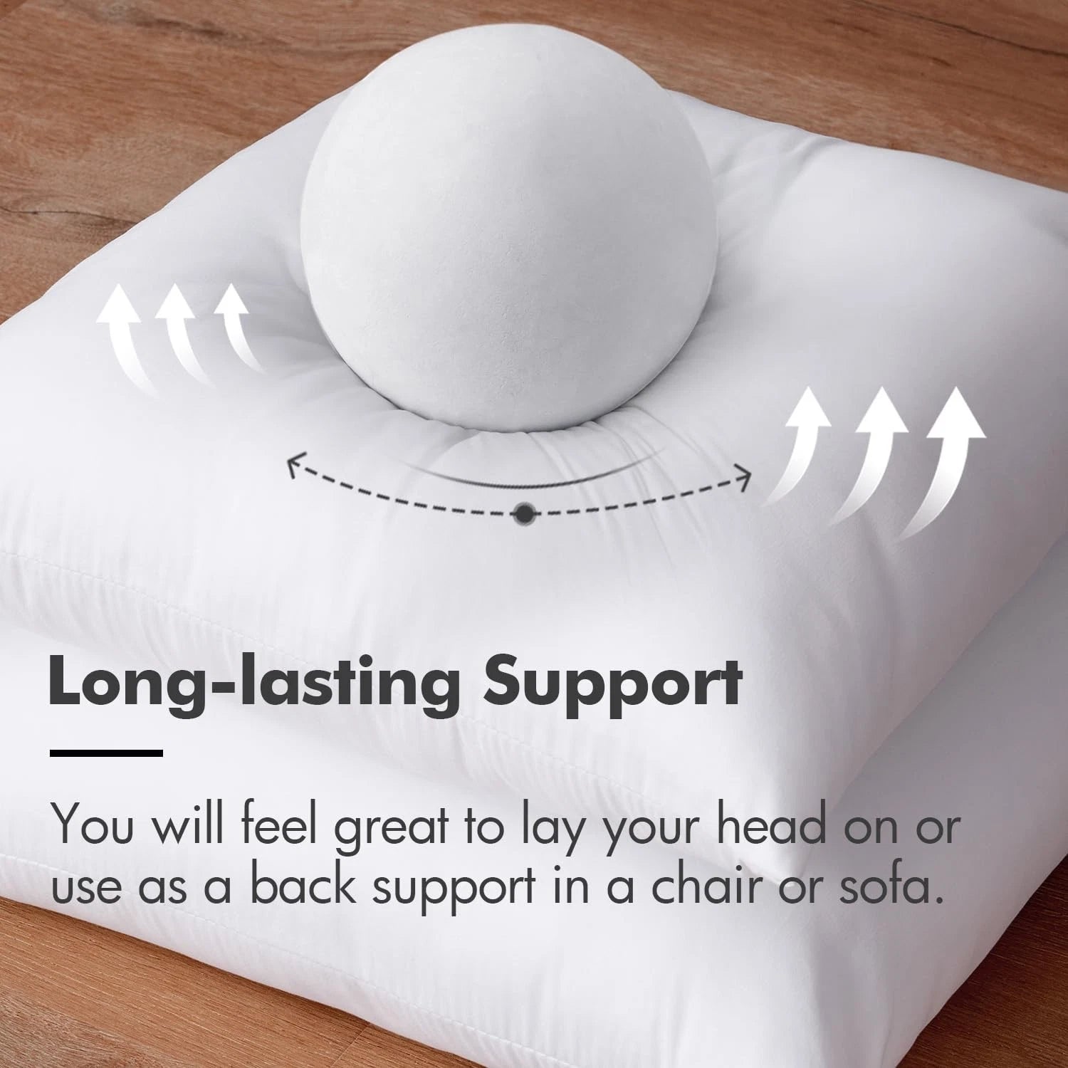 MIULEE Throw Pillow Insert Premium Pillow Stuffer Sham Rectangle for Decorati...