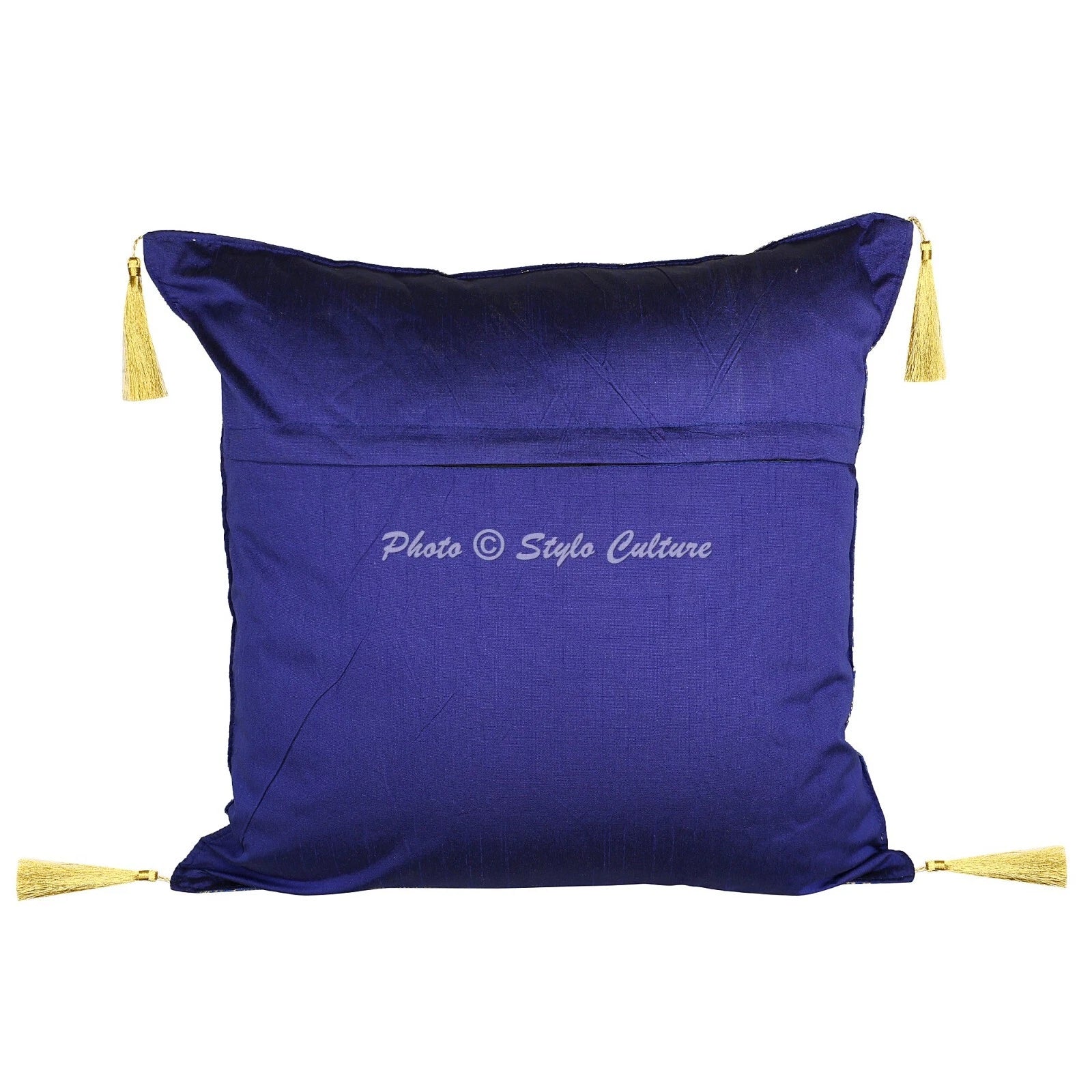 Art Decor Floor Cushion Brocade Jacquard Elephant Hippie Gypsy Pillow Meditation