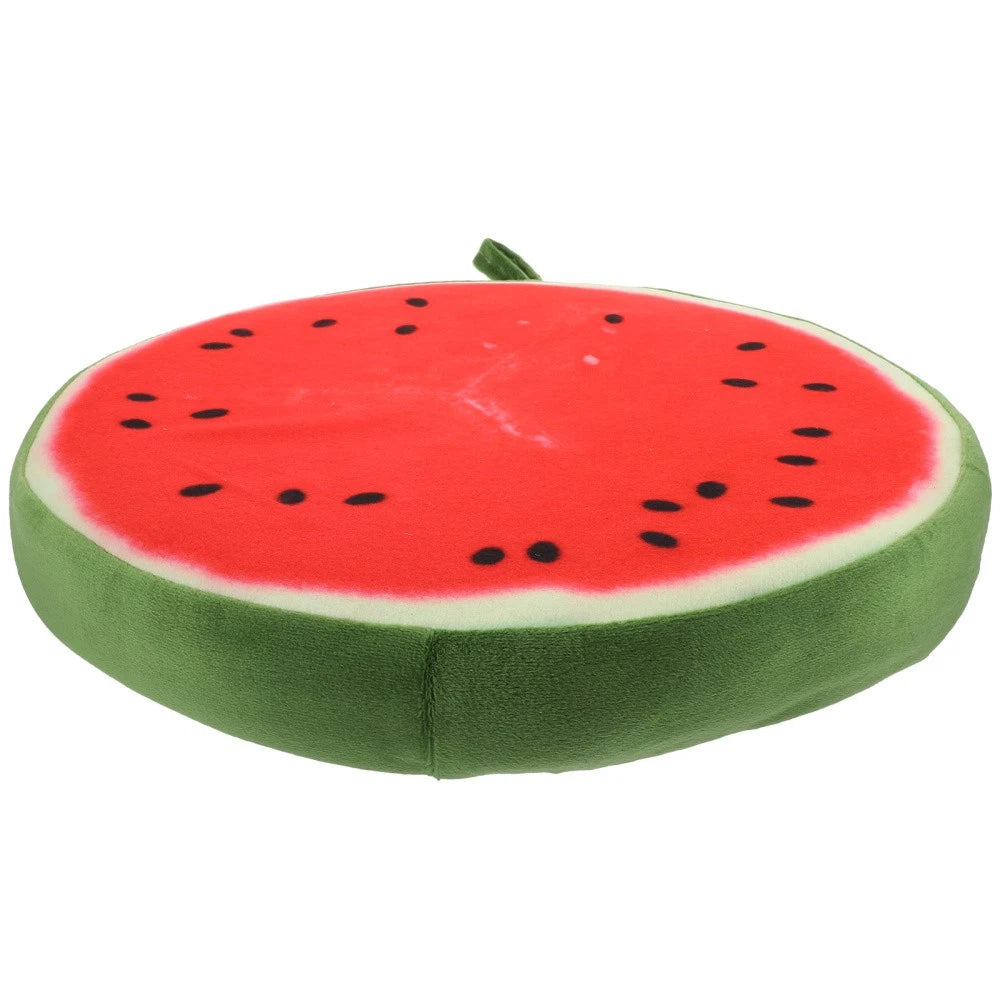 33 Cm Watermelon Seat Cushion Office Fruit Pads Round Orange Throw Pillow Cover