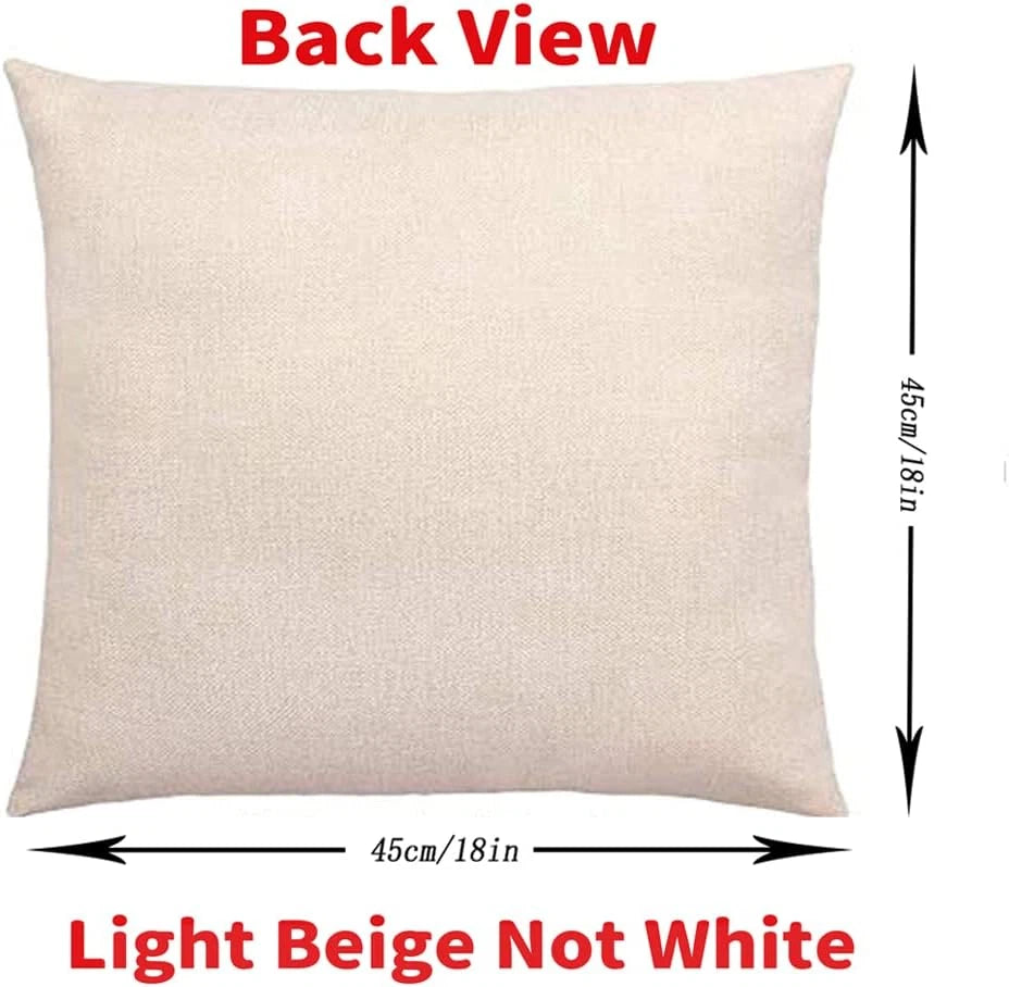 Ocean Theme Decorative Throw Pillow Cover 18X18 Set of 2, Turtle Seahorse Throw