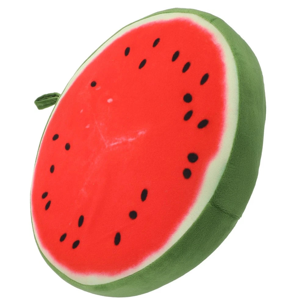 33 Cm Watermelon Seat Cushion Office Fruit Pads Round Orange Throw Pillow Cover