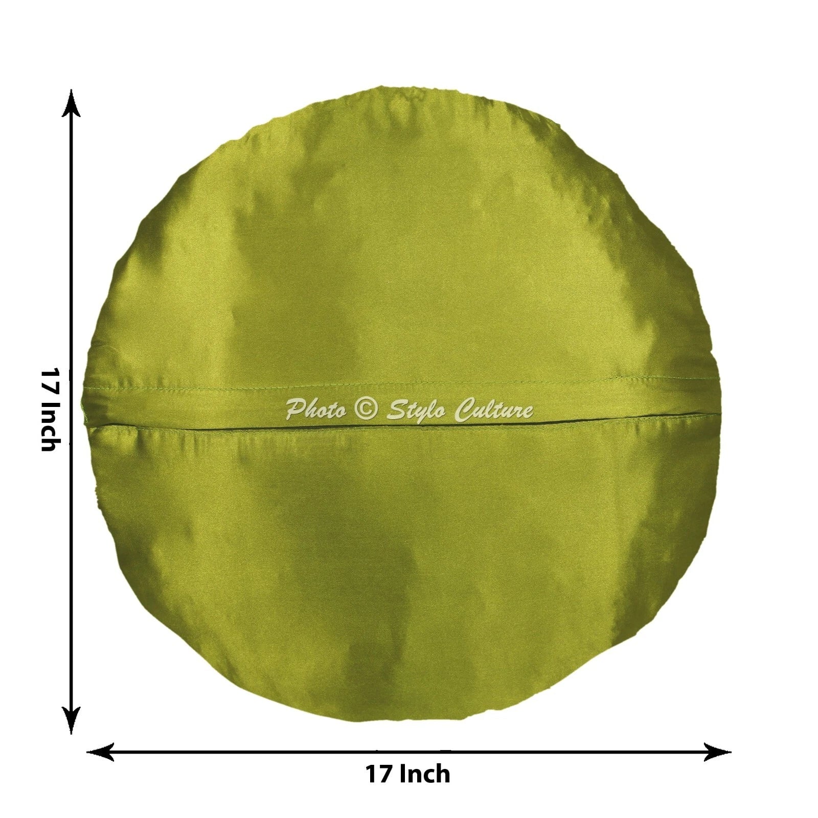 Green Cushion Cover Brocade Jacquard Gypsy Elephant Tribal Hippie Pillow