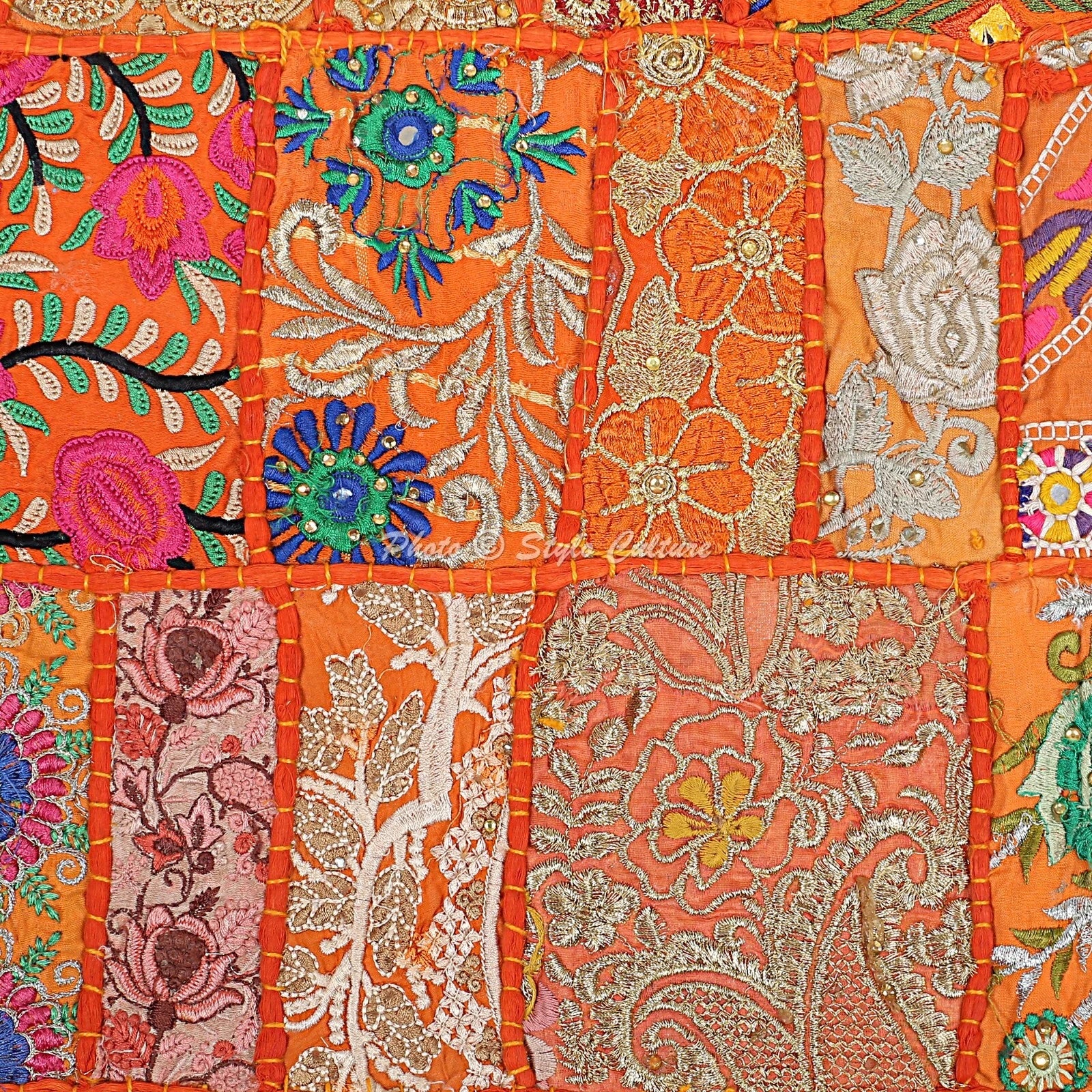 Home Decor Pillow Cover Vintage Bohemian Ethnic Cushion Cover Throw 20 x 20 in