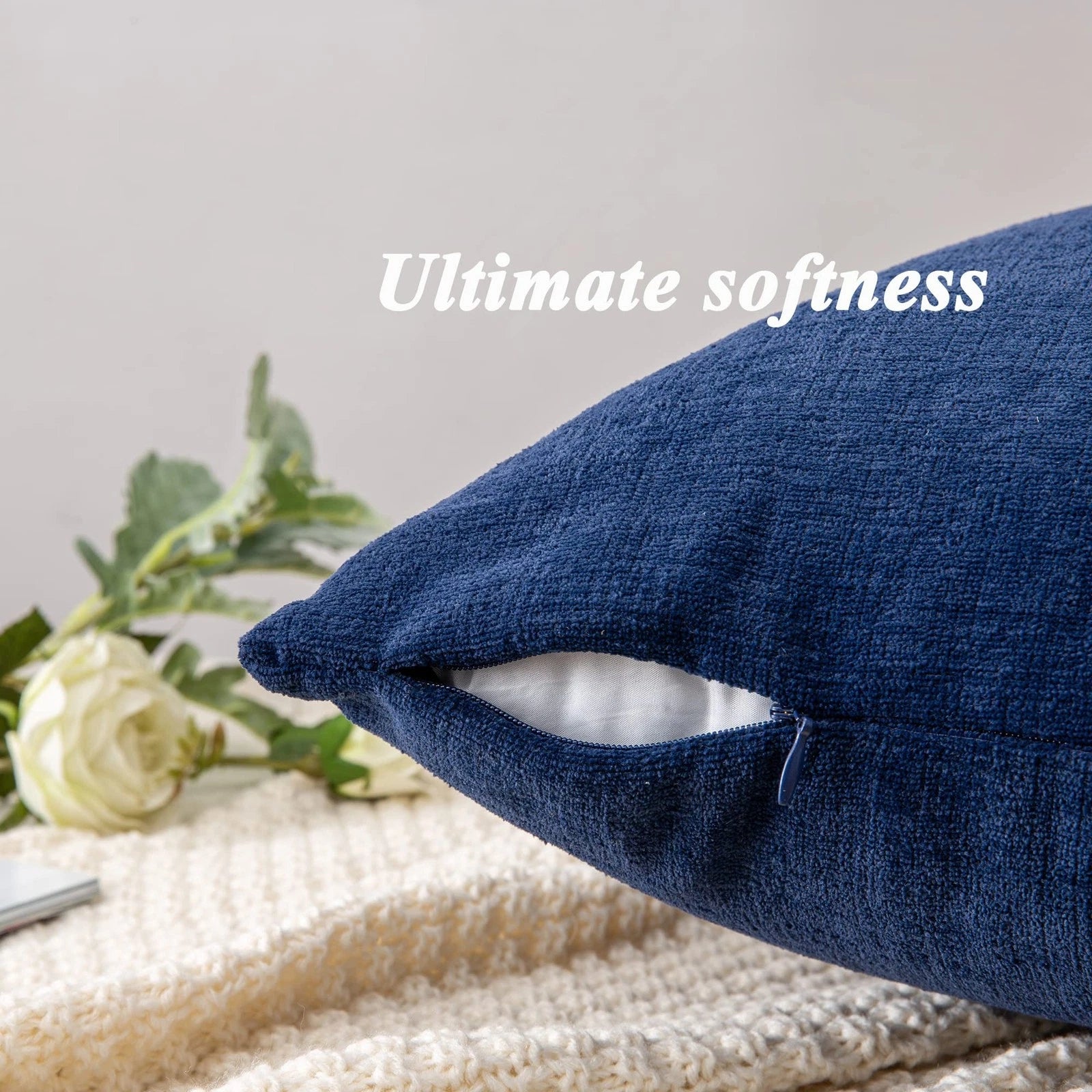 GAWAMAY Lumbar Support Pillow Decorative Rectangle Throw Pillow Covers 12"x20...