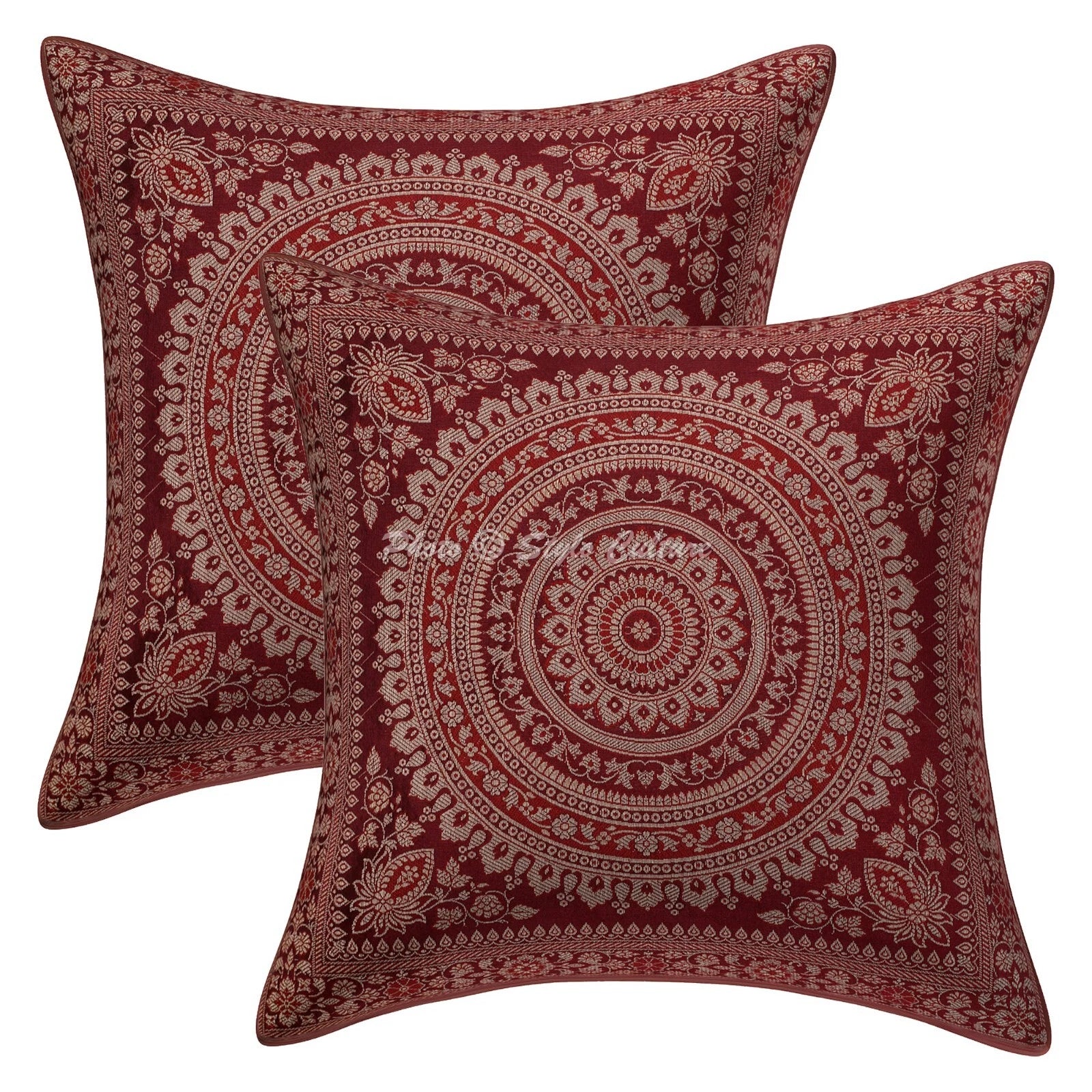 Art Decor Floor Cushion Brocade Jacquard Bohemian Hippie Gypsy Pillow Meditation