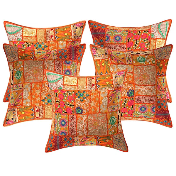 Home Decor Pillow Cover Vintage Bohemian Ethnic Cushion Cover Throw 20 x 20 in