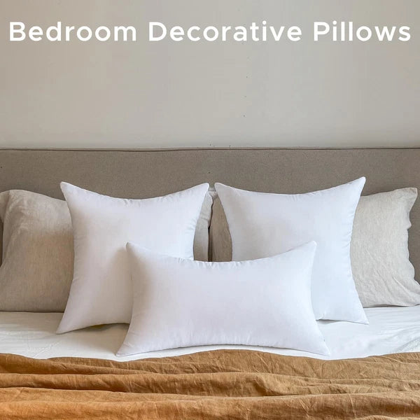 20 x 20 Outdoor Pillow Inserts Set of 4 Square Throw Pillow Inserts Waterproo...