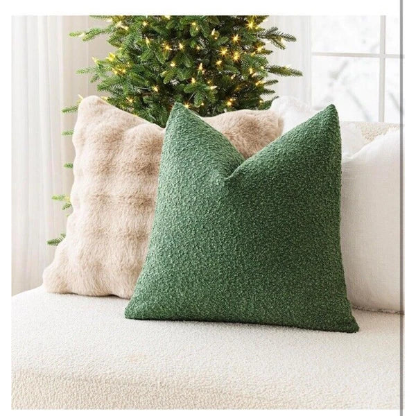 Foindtower 2 Pack 18x18 Pillow Cover Hunter Green