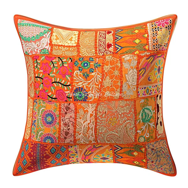 Home Decor Pillow Cover Vintage Bohemian Ethnic Cushion Cover Throw 20 x 20 in