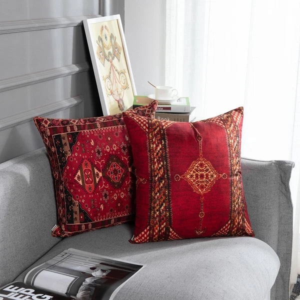 Britimes Throw Pillow Covers Geometric Kilim Moroccan Home Decor Set of 4 Ori...