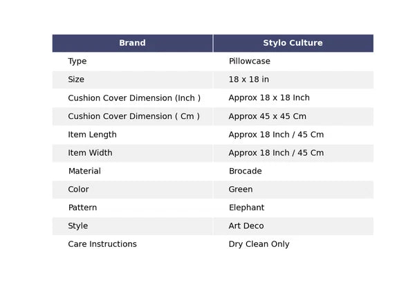 Decor Floor Cushion Brocade Jacquard Boho Elephant Hippie Gypsy Pillow