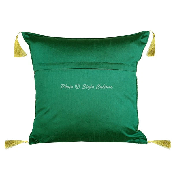 Decor Floor Cushion Brocade Jacquard Boho Elephant Hippie Gypsy Pillow