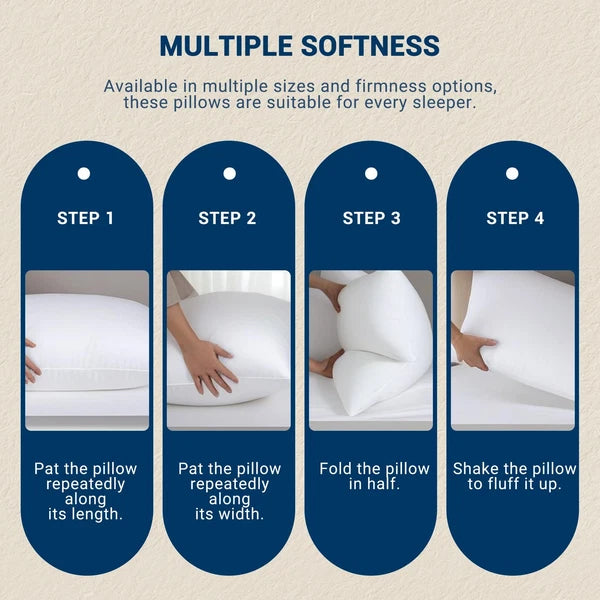 20x20 Pillows Inserts Set of 2, Machine Washable Throw Pillow Inserts with So...