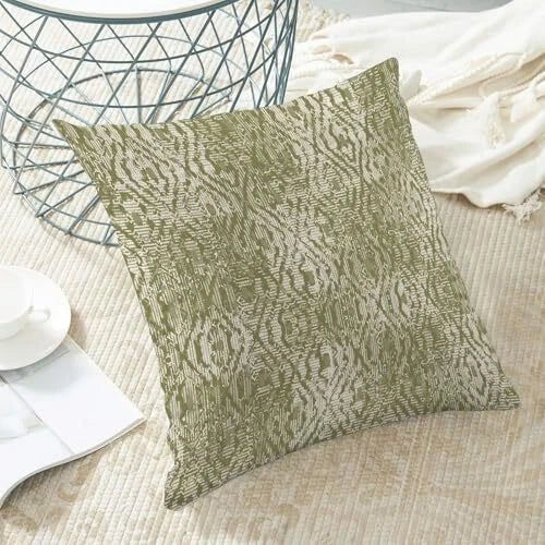 Boho Pillow Covers 18x18 Inch Set of 2, Vintage 18" x 18" (Pack of 2) Green