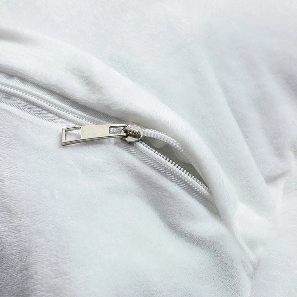 Excluding Insert Faux Fur Sheepskin Pillow Cover White Shag Fuzzy 20x20 Inch ...