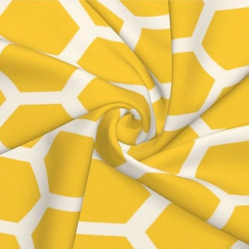 Bee Honeycombs Throw Pillow Covers 18x18 Set of 2 18" x 18" (Pack of 2) Yellow