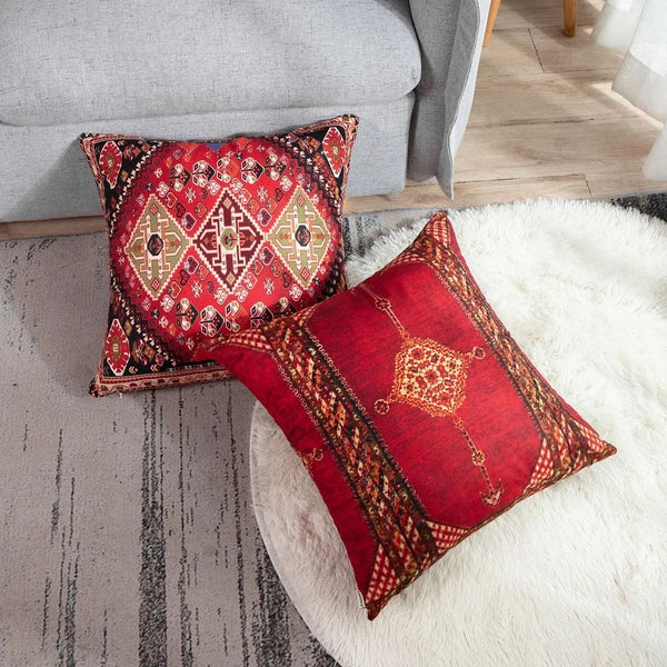 Britimes Throw Pillow Covers Geometric Kilim Moroccan Home Decor Set of 4 Ori...