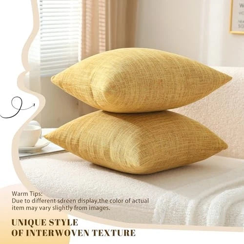 Decorative Throw Pillow Covers 16x16 Inch Super Soft Modern Farmhouse Pillow