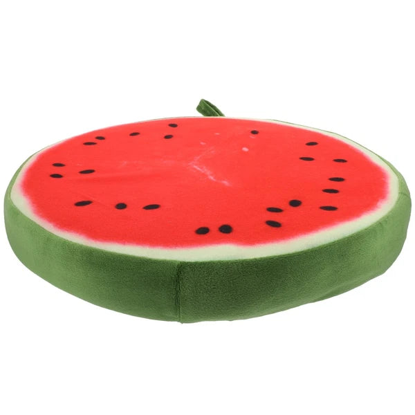 33 Cm Watermelon Seat Cushion Office Fruit Pads Round Orange Throw Pillow Cover