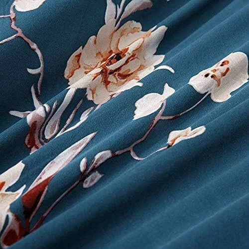 Elegant Printed Love Seat Cover with Free Pillowcase - Snug Fit for 2 Seater