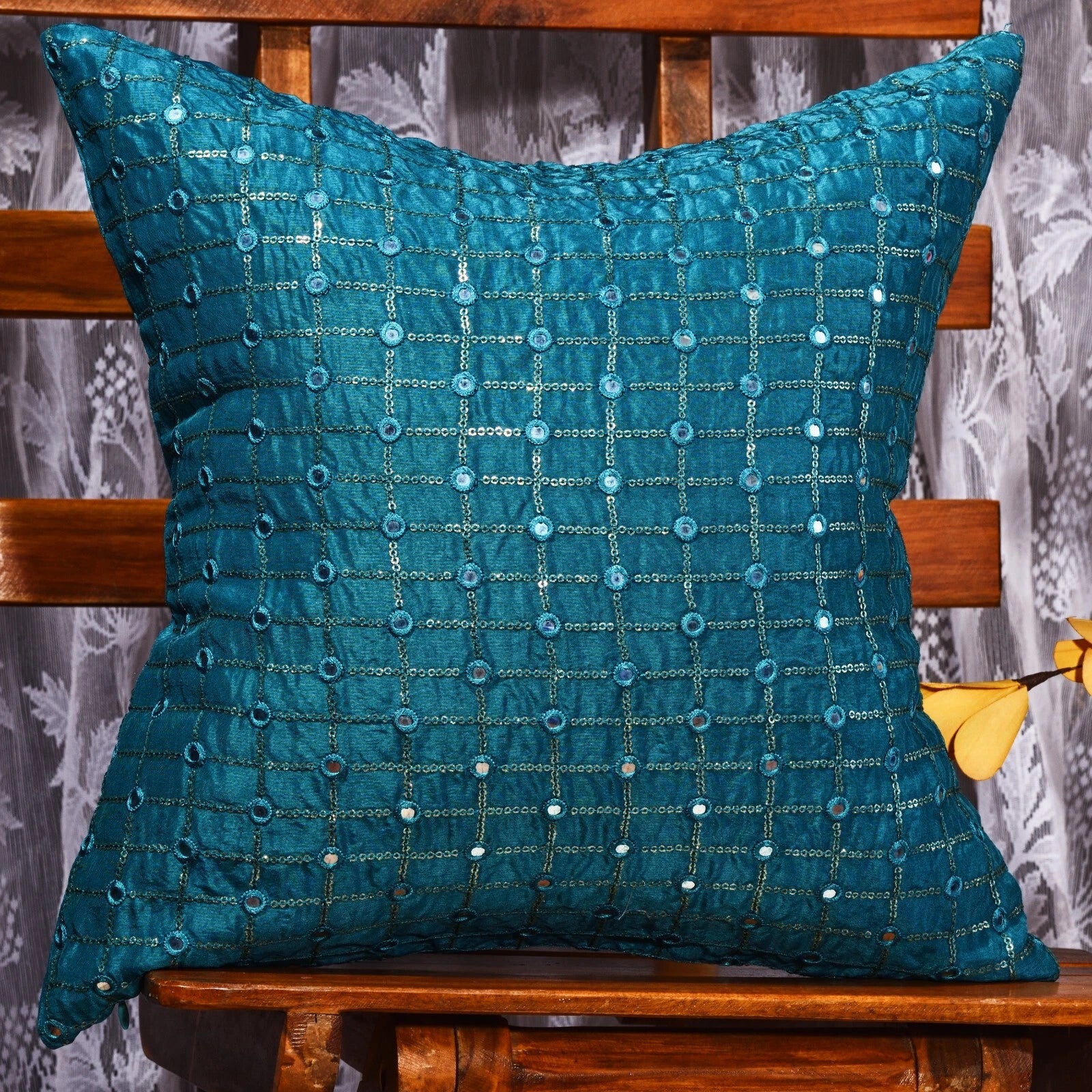 Couch pillow cover 18x18 decorative throw pillow for couch living room pillow 2p