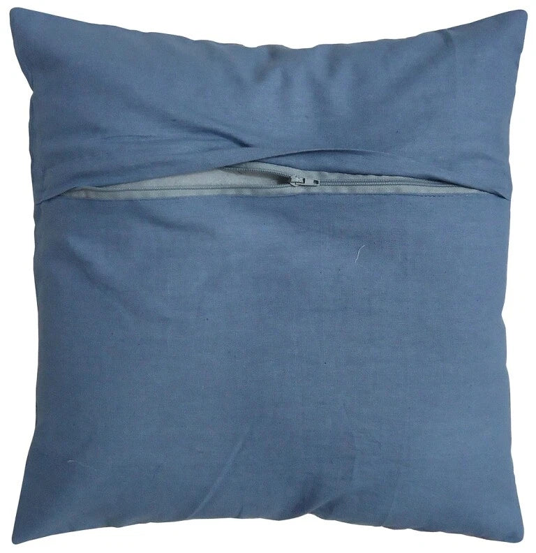 Pillow Cover Indian Handcrafted Bird Decor Car Sofa Cushion Case 16 x 16 in