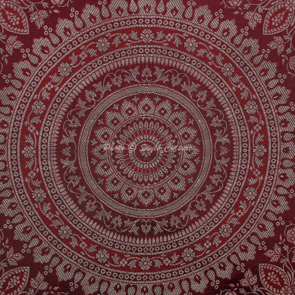 Art Decor Floor Cushion Brocade Jacquard Bohemian Hippie Gypsy Pillow Meditation