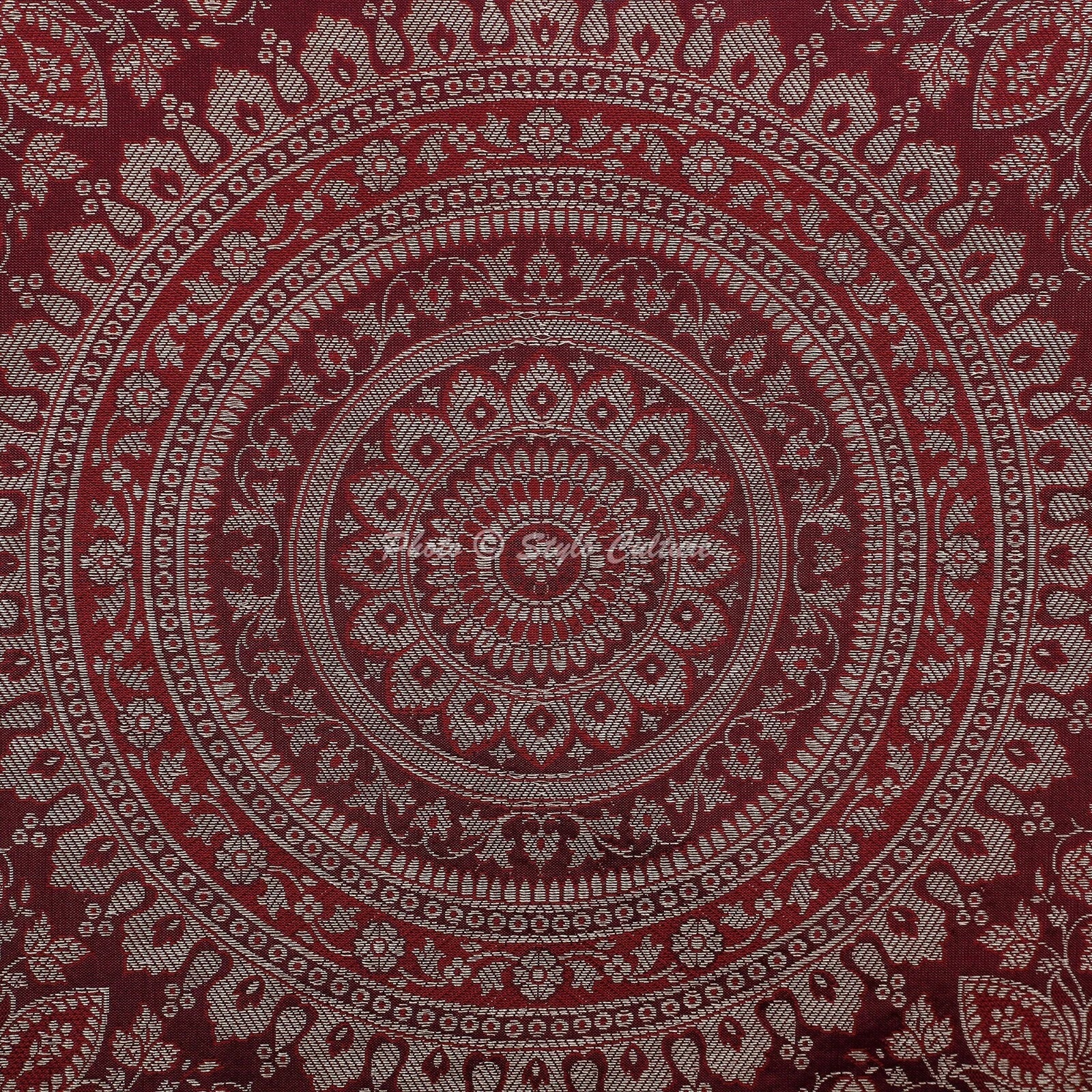 Art Decor Floor Cushion Brocade Jacquard Bohemian Hippie Gypsy Pillow Meditation