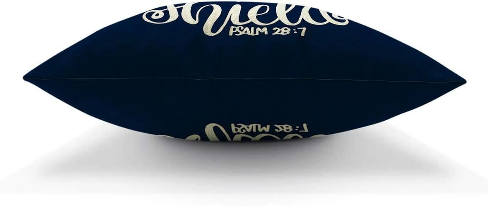 the Lord Is My Strength and My Shield Throw Pillow Cover Inspirational Verse Wor