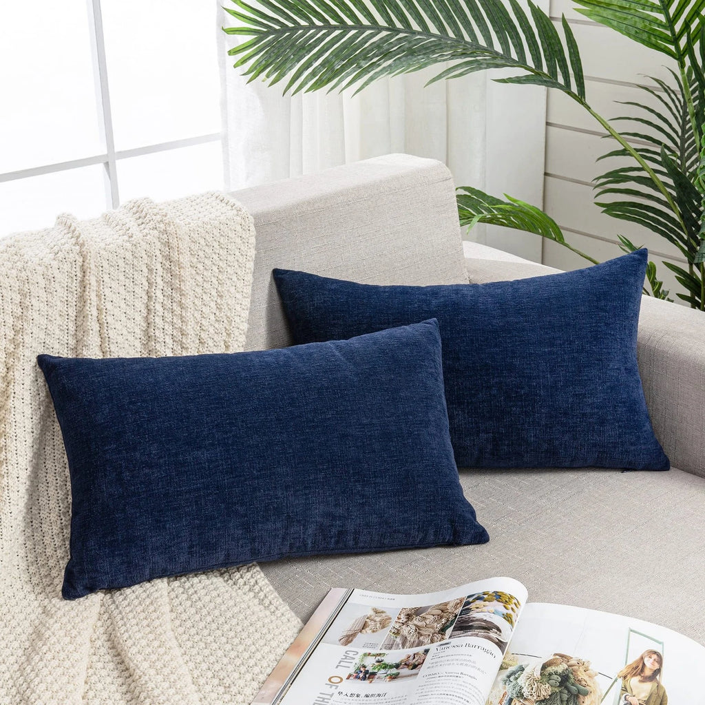 GAWAMAY Lumbar Support Pillow Decorative Rectangle Throw Pillow Covers 12"x20...
