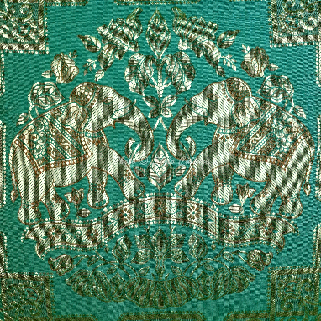 Decor Floor Cushion Brocade Jacquard Boho Elephant Hippie Gypsy Pillow