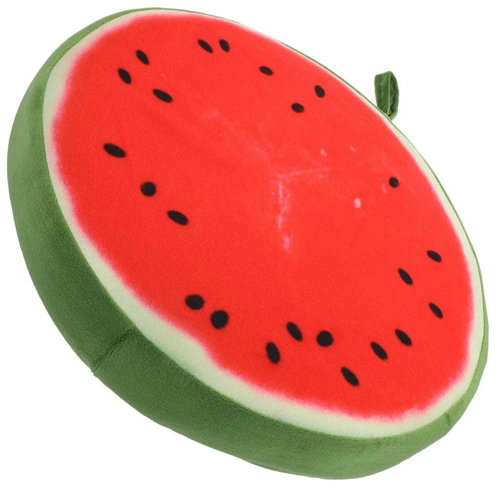 33 Cm Watermelon Seat Cushion Office Fruit Pads Round Orange Throw Pillow Cover