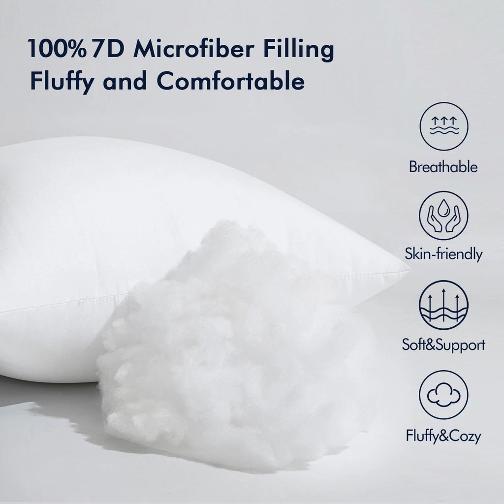 MIULEE Throw Pillow Insert Premium Pillow Stuffer Sham Rectangle for Decorati...