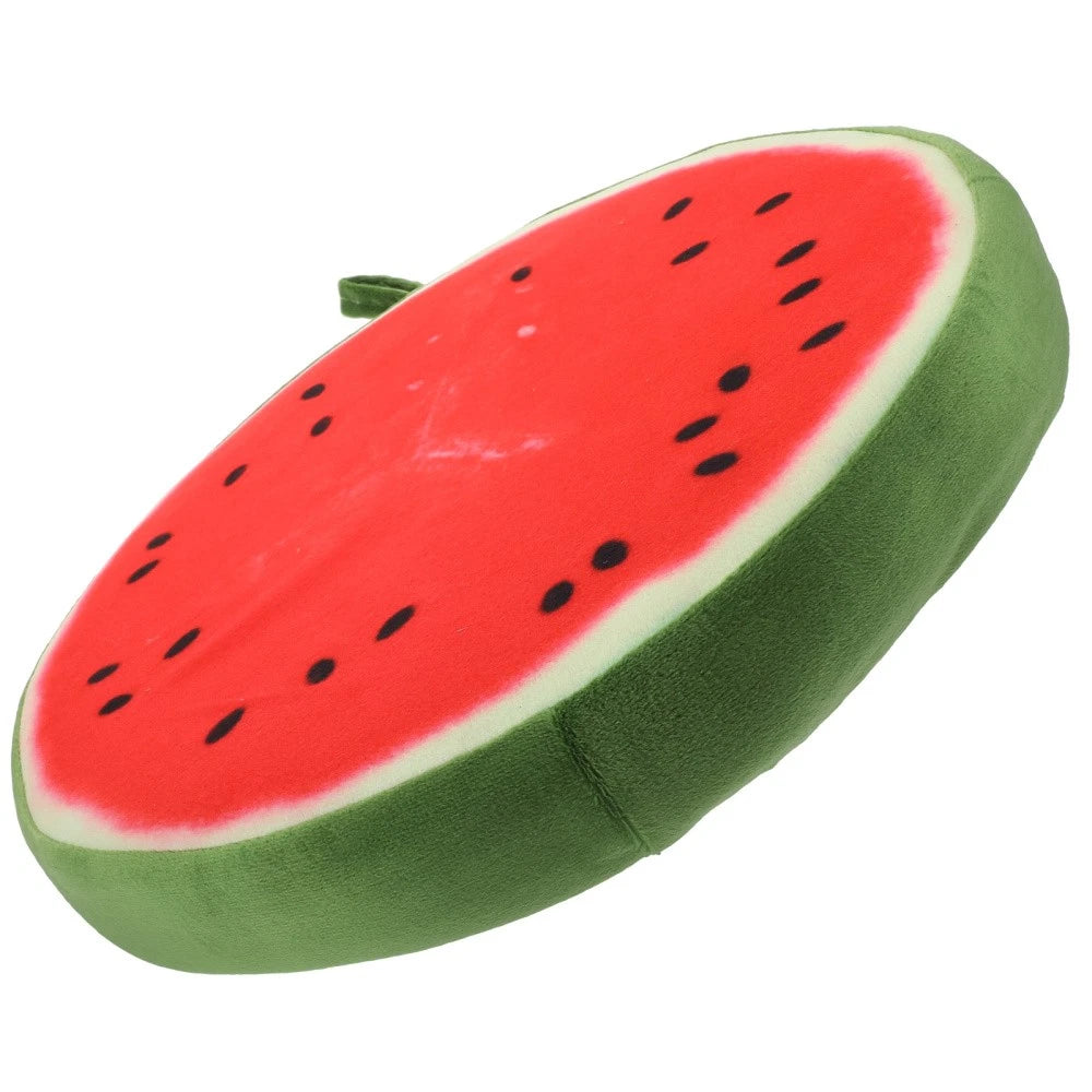 33 Cm Watermelon Seat Cushion Office Fruit Pads Round Orange Throw Pillow Cover
