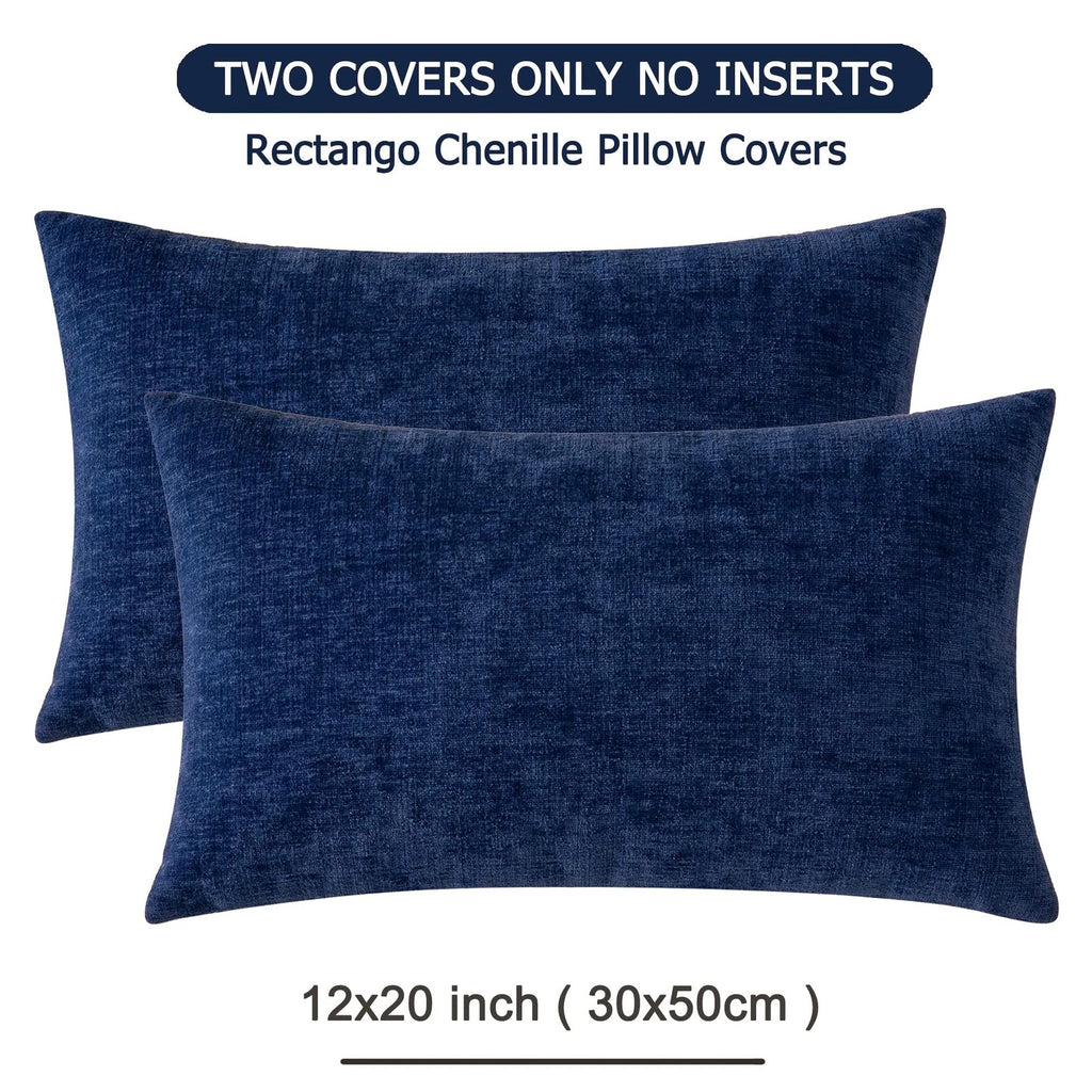 GAWAMAY Lumbar Support Pillow Decorative Rectangle Throw Pillow Covers 12"x20...