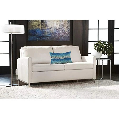 Wave Throw Pillow Cover 12x20 Inch Ocean 20" x 12" (Pack of 1) Rectangle-a24