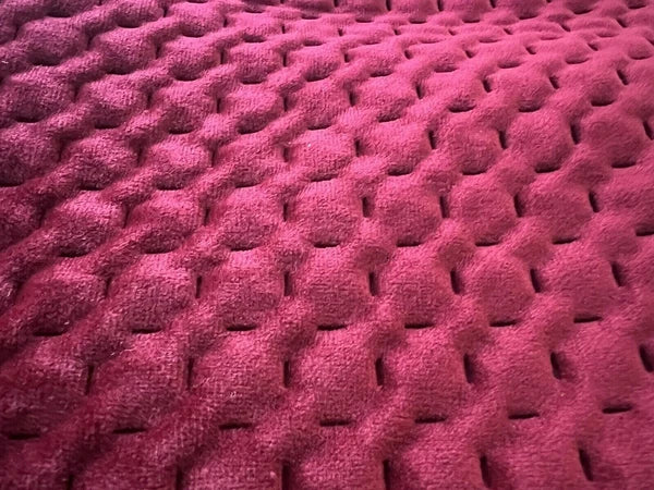 Set of 2 Burgundy Decorative Throw Pillow Covers Modern Solid Outdoor 17"x17"