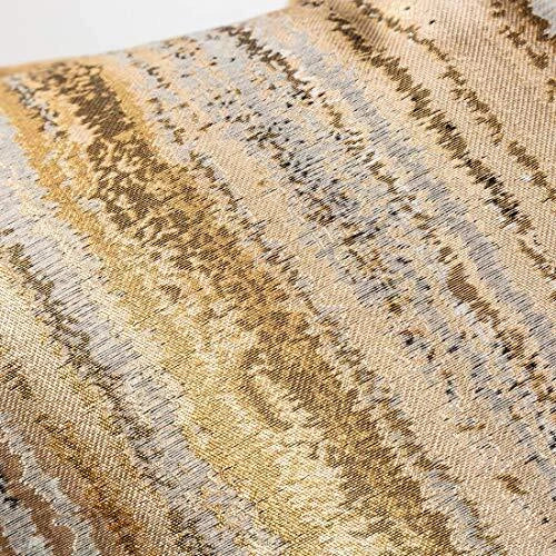 Decorative Luxurious Throw Pillow Covers Square 18" x 18" (Pack of 1) Gold