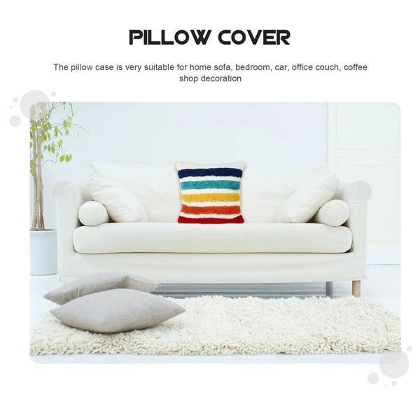 Rainbow Decorative Pillow Throw Cushion Cover Household Pillowcase