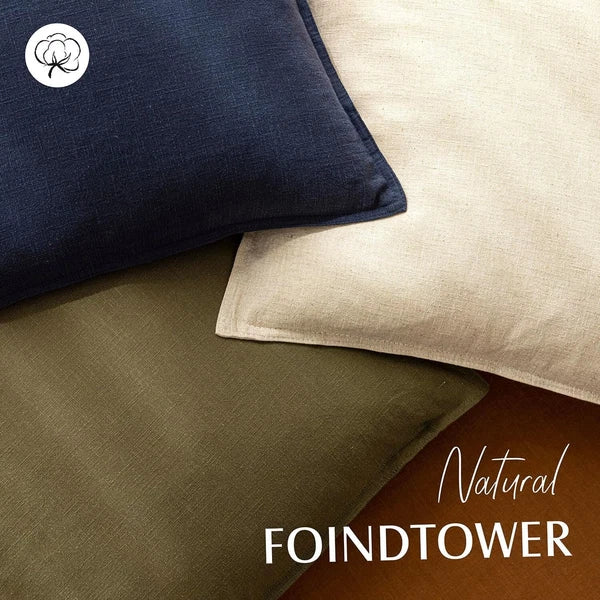 Versatile Olive Green Decorative Pillow Covers - 2pcs 18x18 Inch for Home Style