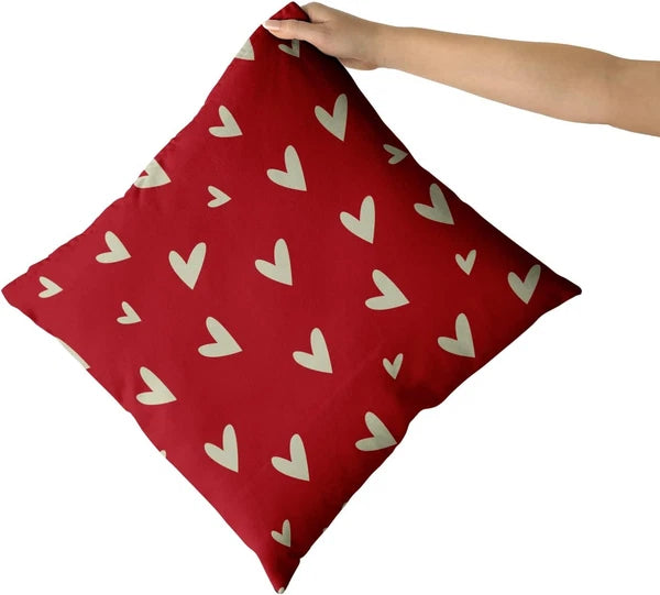 Valentines Day Pillow Covers 18" x (Pack of 2), Red
