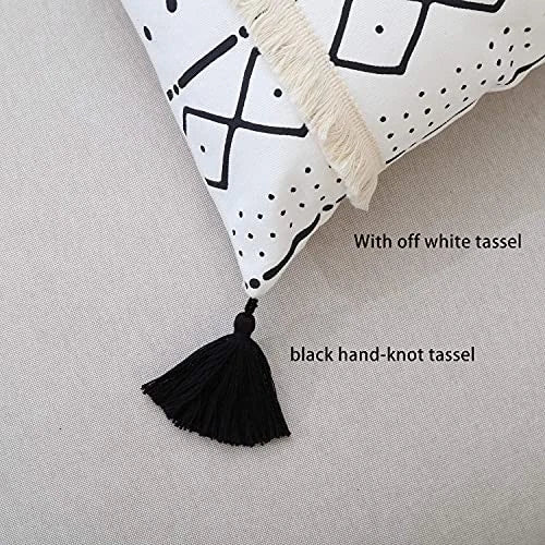 Throw Pillow Covers 18 x 18 Set of 4 - Modern 18" x 18" (Pack of 4) Boho