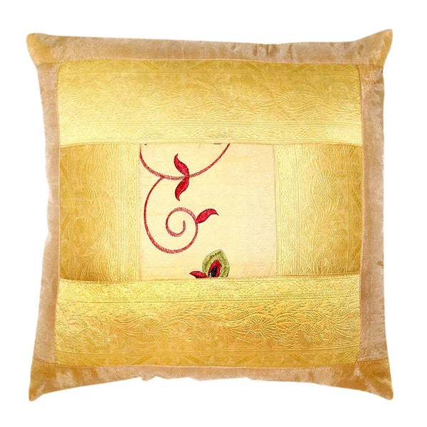 Indian 5 pc Ethic Embroidered Decorative Sofa Throw Pillow Cushion Cover Boho