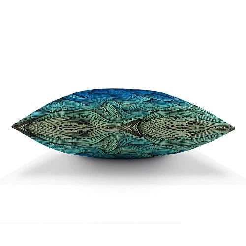 Wave Throw Pillow Cover 12x20 Inch Ocean 20" x 12" (Pack of 1) Rectangle-a24