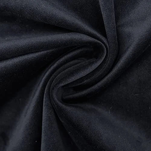 Soft Velvet Throw Pillow Covers 22x22 inch Set of 2 22" x 22" (Pack of 2) Black