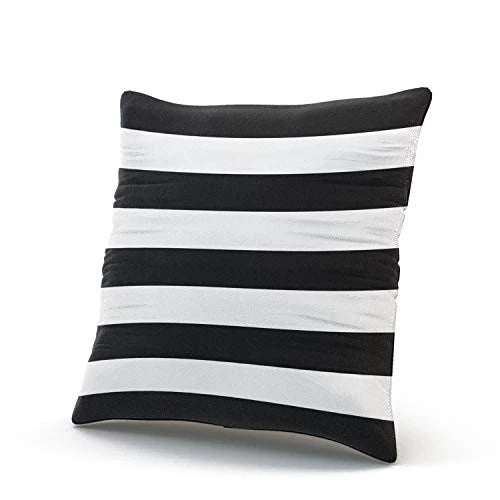 Home Decoration Pillowcase Cover Black and White Stripe Outdoor Custom Pillow