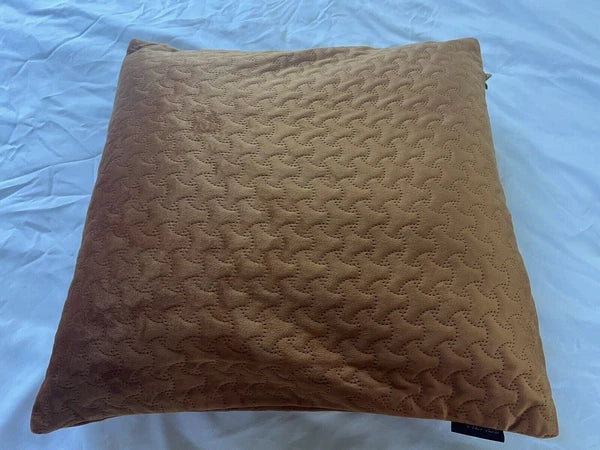 Set of 2 Pumpkin Orange Decorative Throw Pillow Covers Modern Solid Outdoor 17"